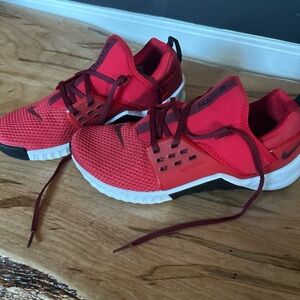 Nike Red and Black Men's Sneakers